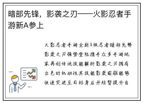 暗部先锋，影袭之刃——火影忍者手游新A参上